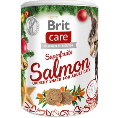 Brit Care Cat Snack Christmas Superfruits Salmon 100 g – Zboží Mobilmania