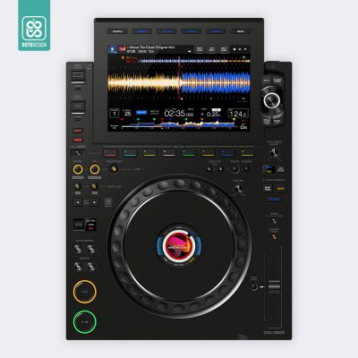 Doto Design Skin CDJ 3000X DAY & NIGHT Black – Zboží Živě