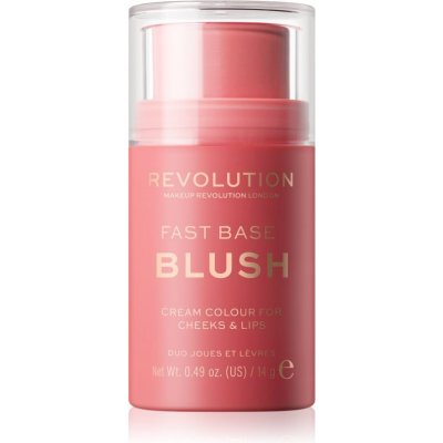 Makeup Revolution Fast Base tónovací balzám na rty a tváře Baby 14 g