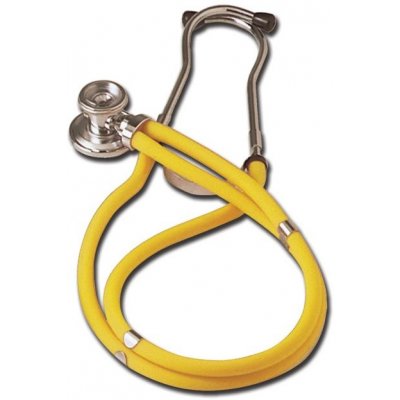 GIMA JOTARAP 5v1, Stetoskop pro interní medicínu, dvouhlavňový, dvouhadičkový, žlutý – Hledejceny.cz