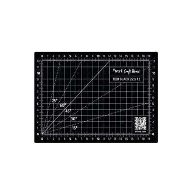 Řezací podložka TEXI BLACK 5 vrstvá velikost 22 x 15 cm – Zboží Mobilmania