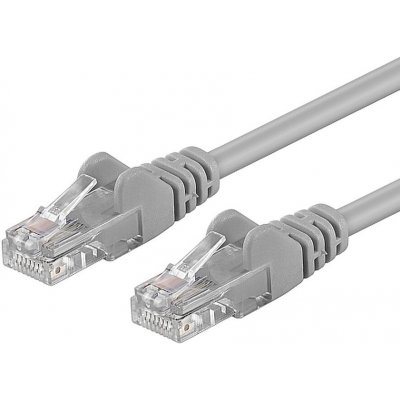 PremiumCord sputp20 Patch UTP, RJ45-RJ45, level 5e, 20m, šedý – Sleviste.cz