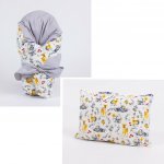 Tulimese Péřová zavinovačka lesní zvířátka šedá – Hledejceny.cz