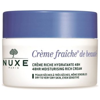 Nuxe Creme Fraîche de Beauté zklidňující a hydratační krém pro suchou až velmi suchou pleť 24hr Soothing and Moisturizing Rich Cream 50 ml