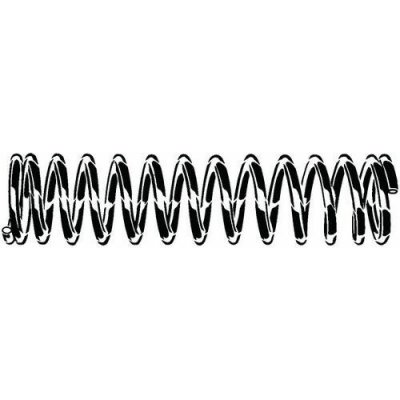 Spirální tlačná pružina DIN 2095 Pružinová ocel Pozinkované 0,5X4,5X25MM – Zboží Mobilmania