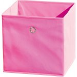 IDEA nábytek Textilní úložný box zpevněný růžový ID99200220 – Zboží Dáma
