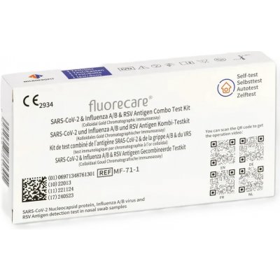 FluoreCare 4v1 Respirační multitest 1 ks – Sleviste.cz