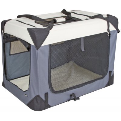 Kerbl Pet Přepravka Journey šedý béžový 81 x 58 x 58 cm – Hledejceny.cz