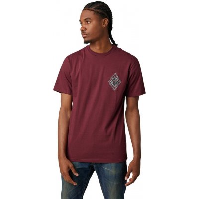 Fox Still In Ss Prem Tee Dark Maroon – Zbozi.Blesk.cz