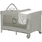 LIONELO Postýlka cestovní Flower 2v1 Cappuccino – Zboží Dáma