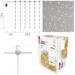 Emos D3EW03 LED vánoční nano řetěz záclona 2,9x1,5 m venkovní i vnitřní teplá bílá programy – Sleviste.cz