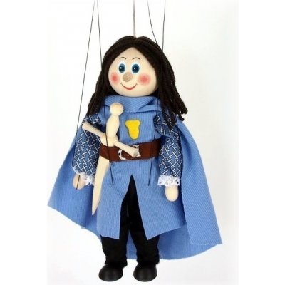 Mašek PRINC STŘEDOVĚKÝ dřevěná loutka 20cm – Zboží Dáma