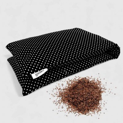 GADEO pohankový polštářek LITTLE DOTS BLACK – Zboží Mobilmania