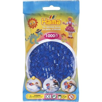 HAMA HAMA H207-36 Hama zažehlovací neonové modré korálky 1000ks MIDI – Zboží Mobilmania