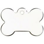 Psí známka Prestige Kost velká stříbrná 38x26 mm – Hledejceny.cz