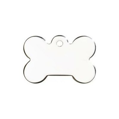 Psí známka Prestige Kost velká stříbrná 38x26 mm – Hledejceny.cz