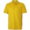 Pánské Tričko James Nicholson pánská polokošile Active žlutá sluneční