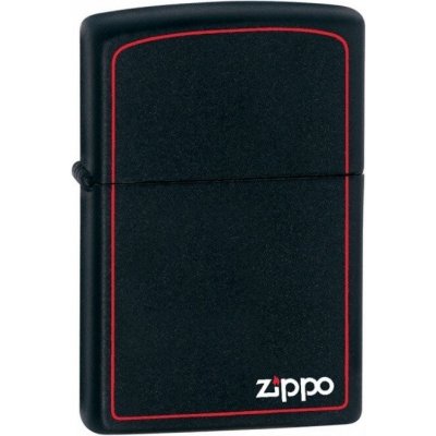 Zippo Mat černá te with & Border 26117 26117 – Hledejceny.cz