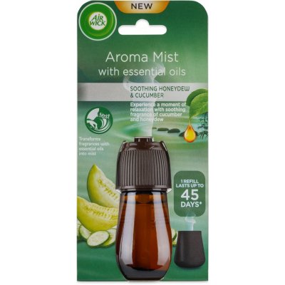 Air Wick Aroma vaporizér náplň Uklidňující vůně cukrového melounu a okurky 20 ml – Zboží Mobilmania