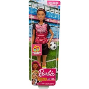 Barbie povolání 60. výročí fotbalistka