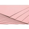 Papírová čtvrtka Tvrdý kreativní papír světle růžový A4 - 300g