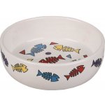 Flamingo Pet miska cat keramika color fish 375 ml – Zboží Dáma