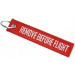 Přívěsek na klíče remove before flight ČERVENÁ – Hledejceny.cz