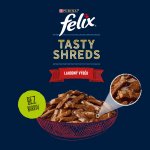 Felix Tasty Shreds hovězí kuře kachna krůta ve šťávě 44 x 80 g – Sleviste.cz
