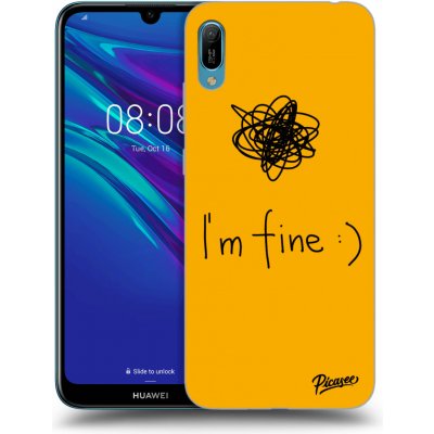 Pouzdro Picasee silikonové Huawei Y6 2019 - I am fine čiré – Zboží Mobilmania