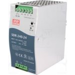Mean Well SDR-240-24 síťový zdroj na DIN lištu, 24 V/DC, 10 A, 240 W, výstupy 1 x – Zbozi.Blesk.cz