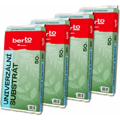 UNI HOBBY Substrát Berto 50 l 4 ks – Zbozi.Blesk.cz