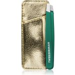 Tweezerman Ready To Celebrate Emerald Shimmer pinzeta se zešikmeným koncem s pouzdrem – Zboží Mobilmania