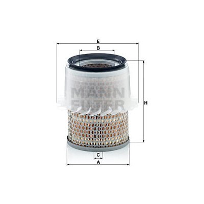 MANN-FILTER Vzduchový filtr C16148 – Hledejceny.cz
