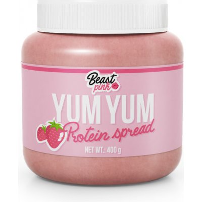 Yum Yum Proteinová pomazánka BeastPink Jahoda 400 g – Zboží Dáma