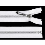 Spirálový zip se stříbrnými zoubky šíře 7 mm délka 50 cm 101 bílá – Hledejceny.cz