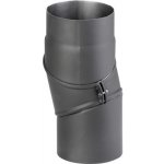 Strend Pro Koleno HS.EX 090/150/1,5 mm, nastavitelný úhel, kouřovod, kouřové kominové koleno pro spojování trubek kouřovodu ST221748 – Hledejceny.cz