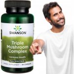 Swanson Triple Mushroom Complex Extract 60 kapslí – Hledejceny.cz