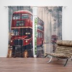 Sablio Závěs Londýn Double-decker 2: 2ks 140x250cm – Hledejceny.cz
