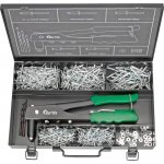 Kleště nýtovací 2,4 - 4,8mm sada 604 díl. FORTIS – Zboží Mobilmania