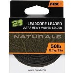 Fox olověná šňůra naturals leadcore - 50lb 25m – Zboží Dáma