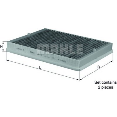 MAHLE ORIGINAL Filtr, vzduch v interiéru LAK73S – Hledejceny.cz