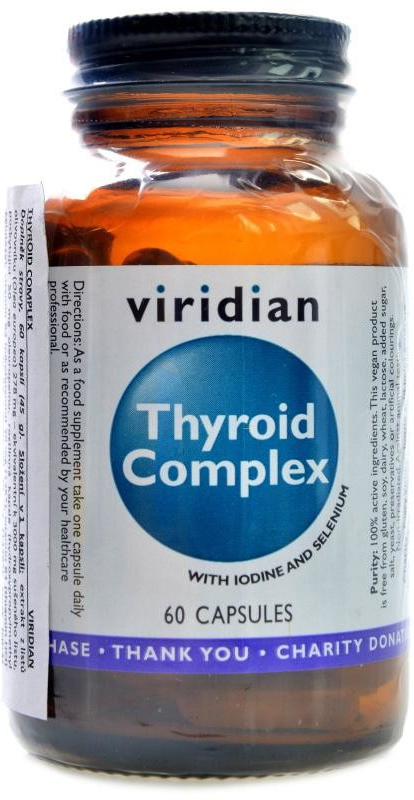 Viridian nutrition Thyroid Complex 60 kapslí