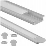 Ecolight Zapuštěný hliníkový eloxovaný profil 2m EC20606 – Hledejceny.cz