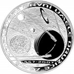 Česká mincovna 50. výročí vypuštění první umělé družice Země 200 Kč 2007 stříbrná mince Proof 13 g – Zboží Dáma