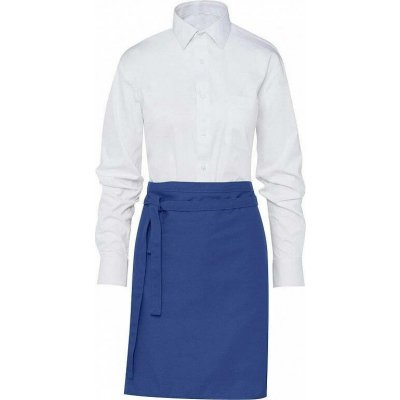 SG Accessories - BISTRO Krátká číšnická zástěra Brussels s pevným páskem 78 x 52 cm modrá královská – Hledejceny.cz