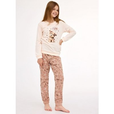 Cornette 594/193 Sweet Dog hnědé – Zboží Dáma