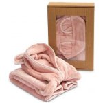 SENSILLO Dětský župan župánek Medvídek pudrově růžový – Sleviste.cz