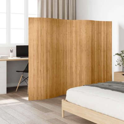 vidaXL Room Divider Bamboo 250 x 165 cm Nature