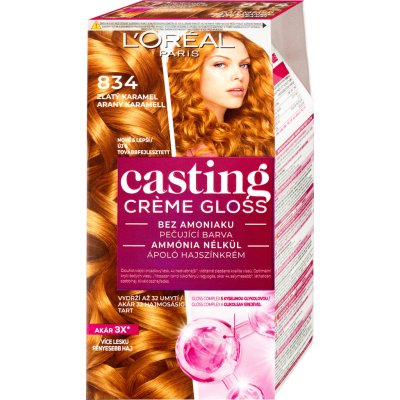 L'Oréal Casting Creme Gloss 834 měděná zlatá blond 48 ml – Zboží Dáma