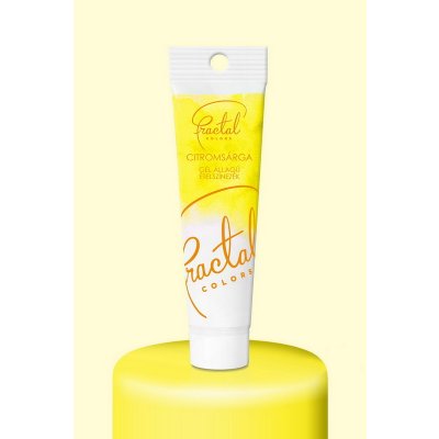 Fractal gelová barva Lemon Yellow 30 g – Zbozi.Blesk.cz